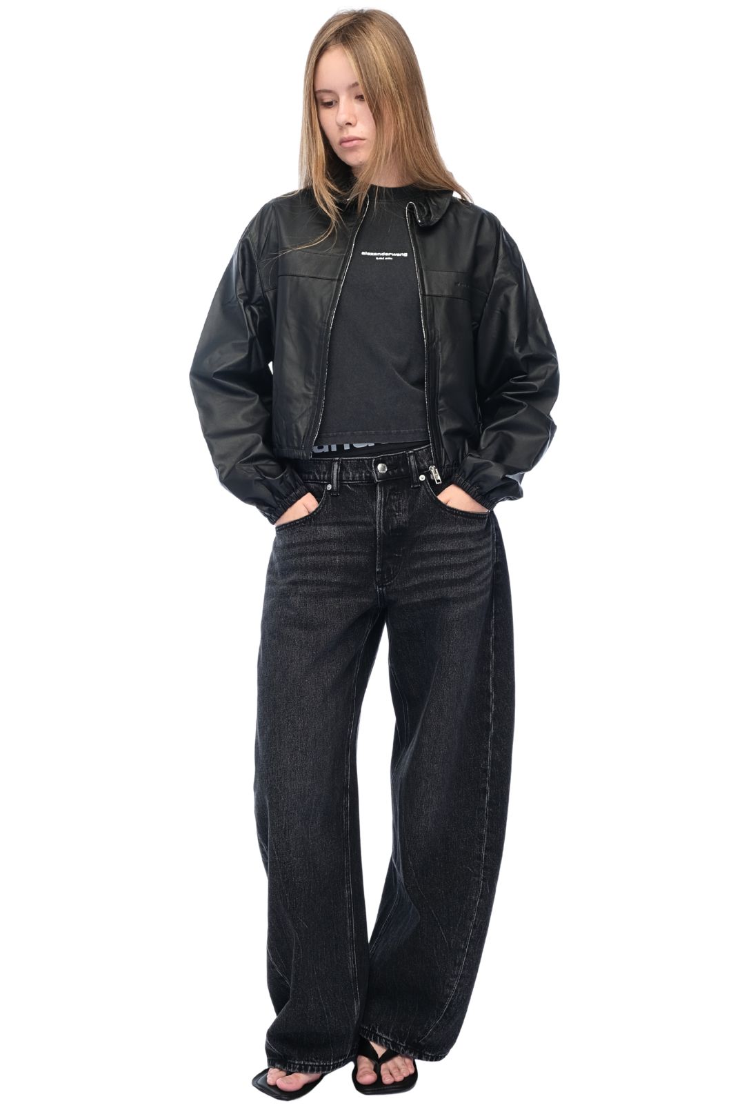 Шкіряна куртка ALEXANDER WANG ALWp26003