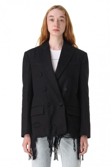 Двобортний джинсовий піджак ALEXANDER WANG ALWw11012