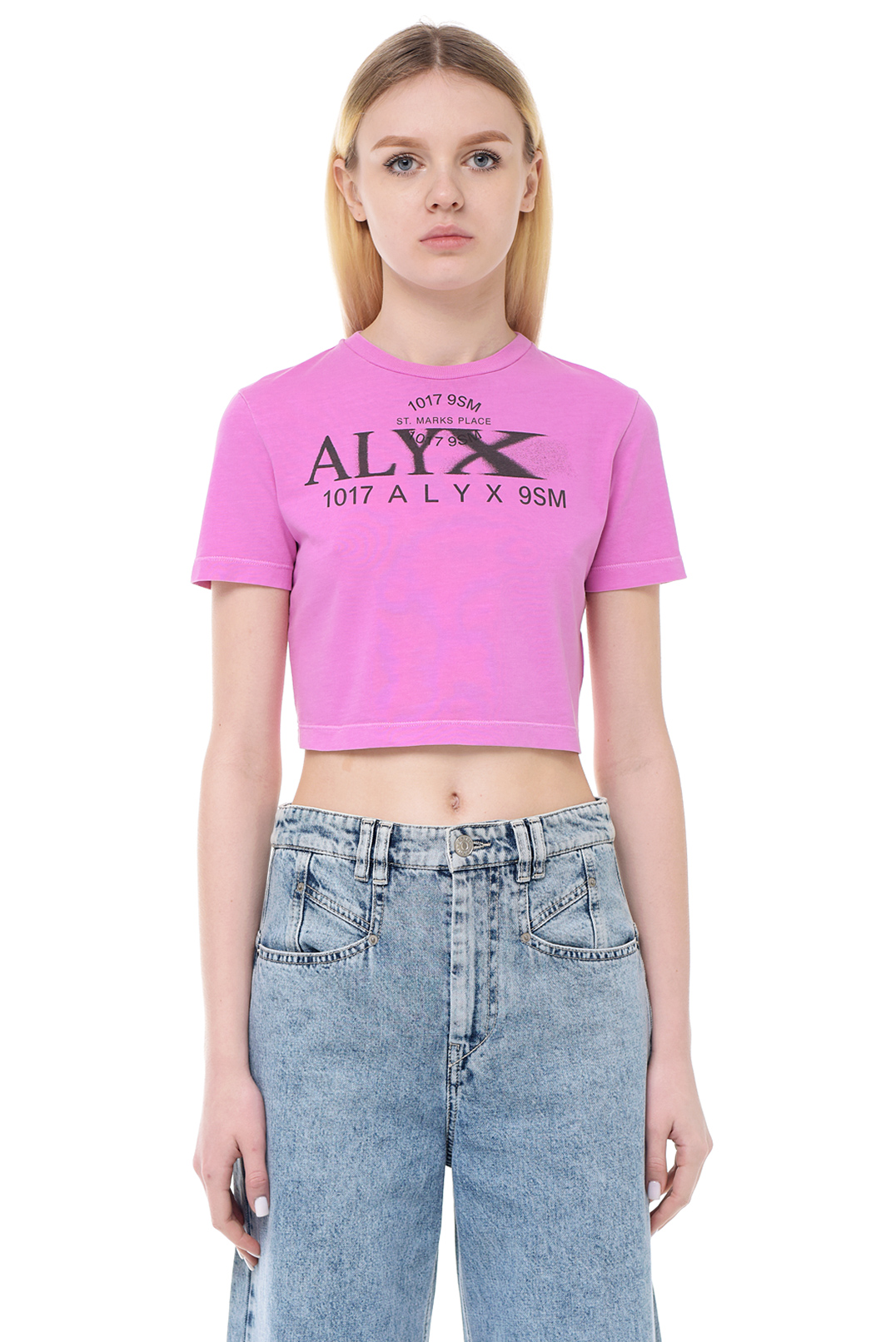 Вкорочена футболка з логотипом 1017 ALYX 9SM ALYw13024