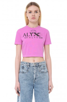 1017 ALYX 9SM Вкорочена футболка з логотипом