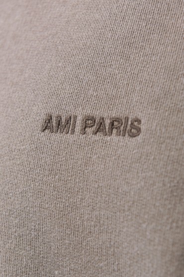 Світшот oversize з логотипом AMI PARIS AMIm23008