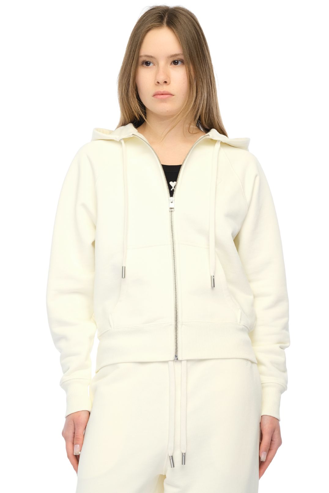 Худі на блискавці AMI PARIS AMIw16008