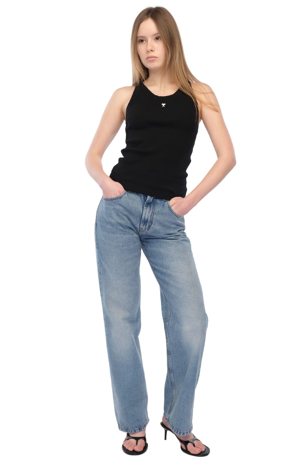 Джинсы AMI PARIS AMIw16010