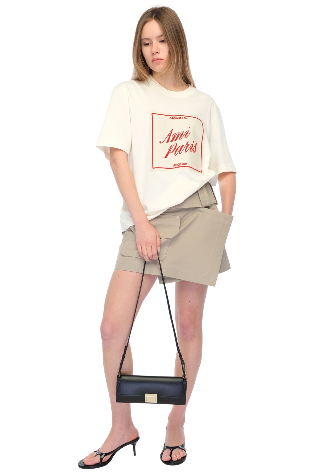 Футболка AMI PARIS AMIw16015