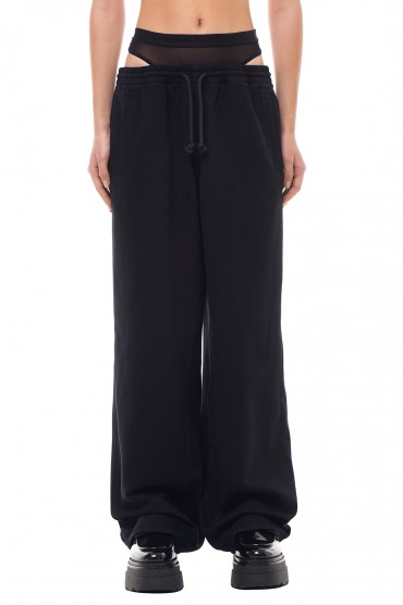 Подовжені брюки з еластичним поясом ALEXANDER WANG AWDp23004