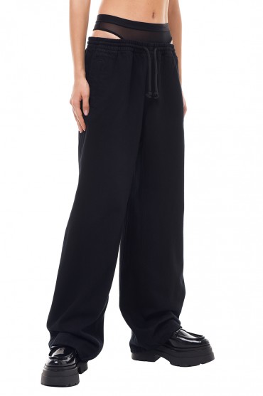 Подовжені брюки з еластичним поясом ALEXANDER WANG AWDp23004