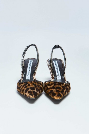 Леопардові туфлі з логотипом ALEXANDER WANG AWsh29003