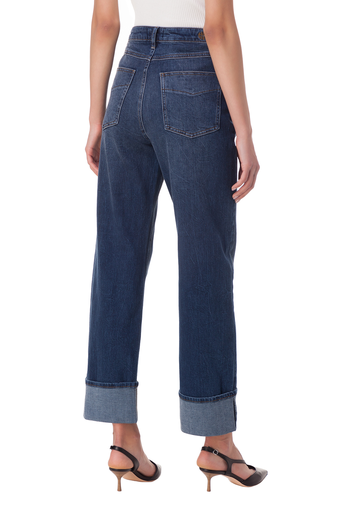Укорочені джинси з подворотами BAUM UND PFERDGARTEN BAUM10013