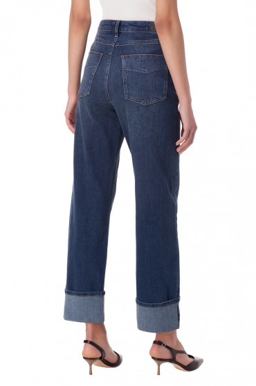 Укорочені джинси з подворотами BAUM UND PFERDGARTEN BAUM10013