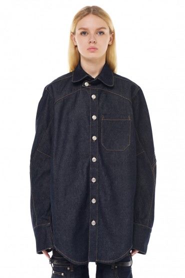 Джинсова сорочка oversize COPERNI COPp23006