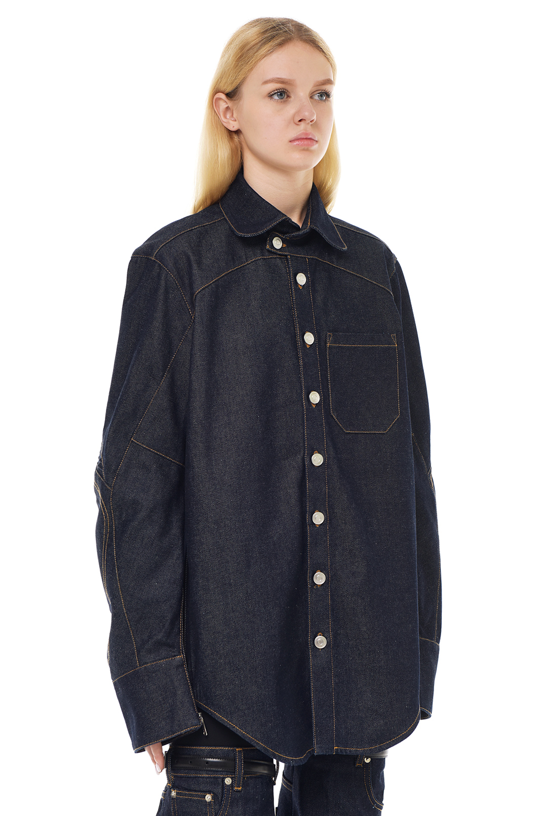 Джинсова сорочка oversize COPERNI COPp23006