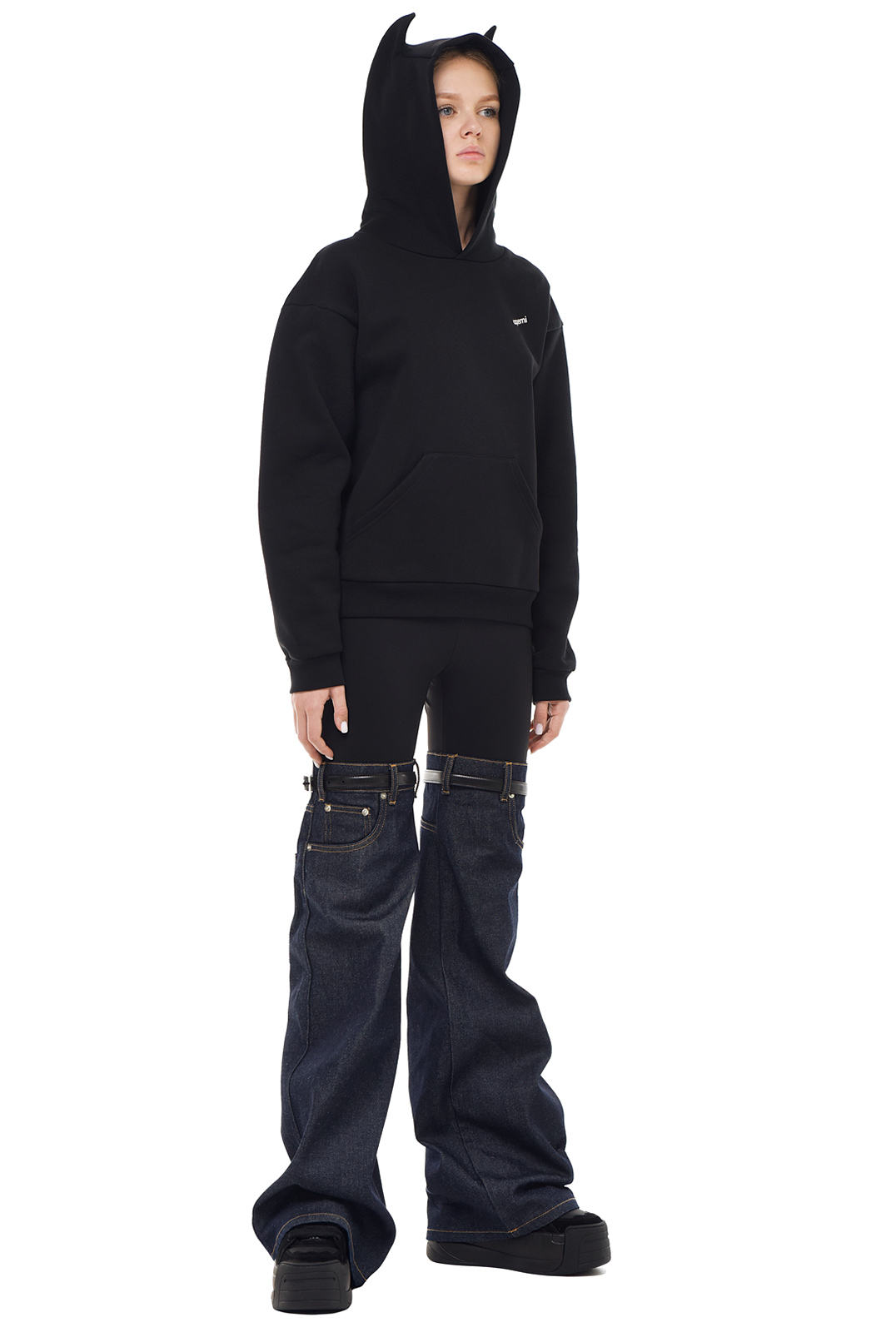 Худі oversize з логотипом COPERNI COPp23007