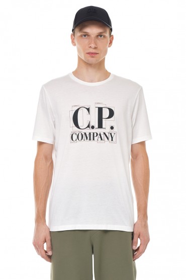 Футболка з логотипом C.P.COMPANY CP23028