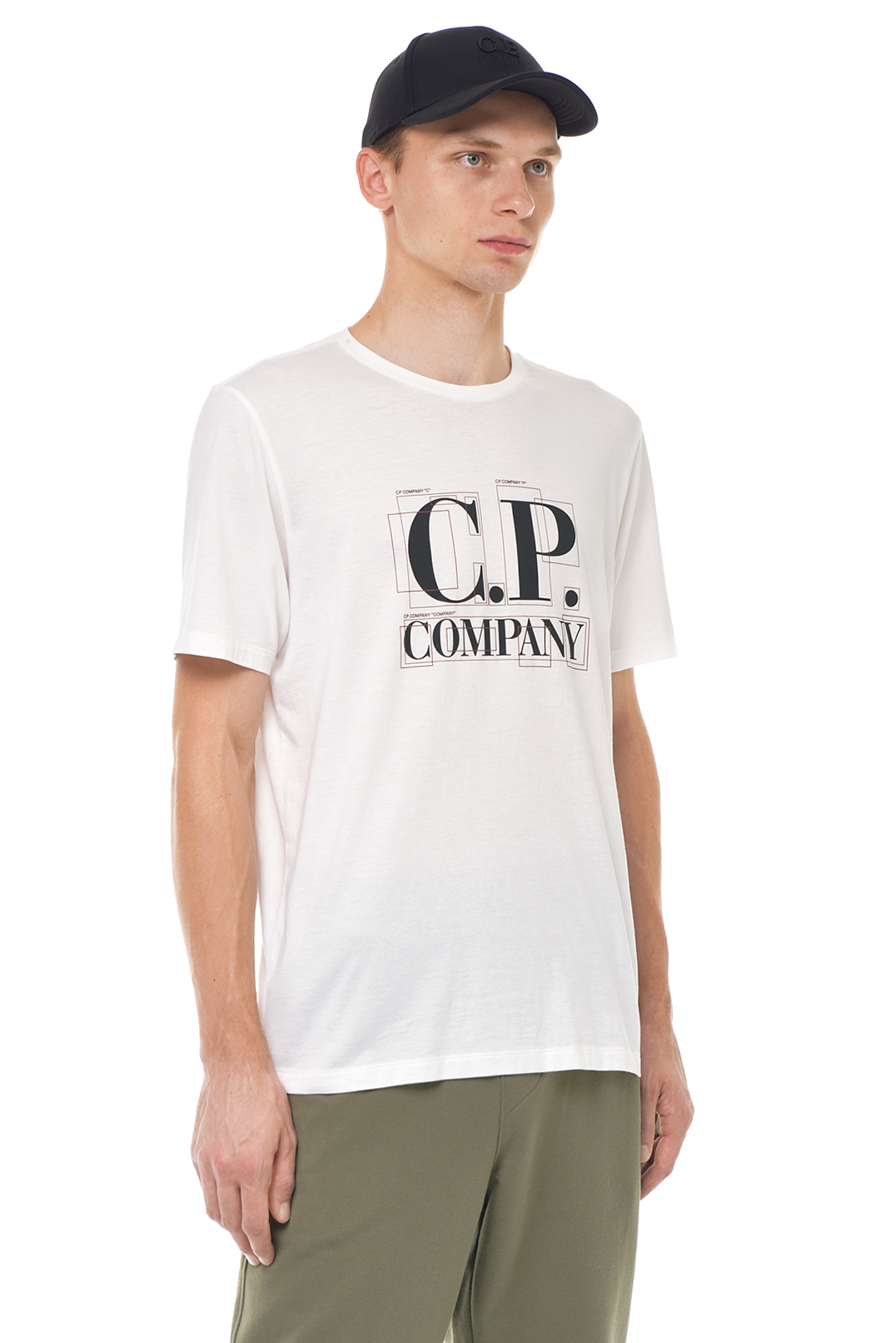 Футболка з логотипом C.P.COMPANY CP23028