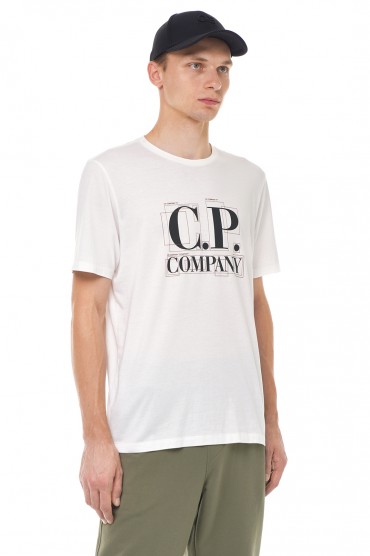 Футболка з логотипом C.P.COMPANY CP23028