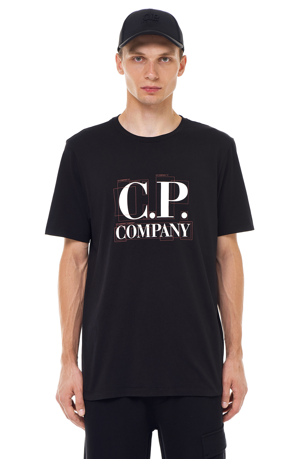 Футболка з логотипом C.P.COMPANY CP23029