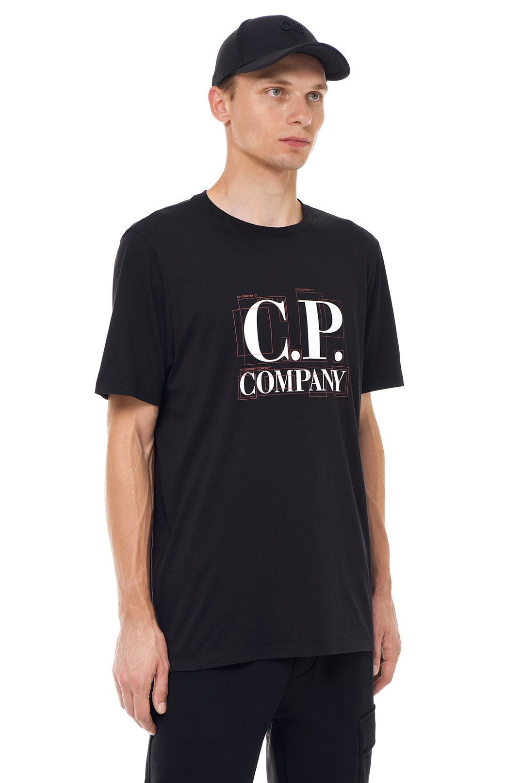 Футболка з логотипом C.P.COMPANY CP23029