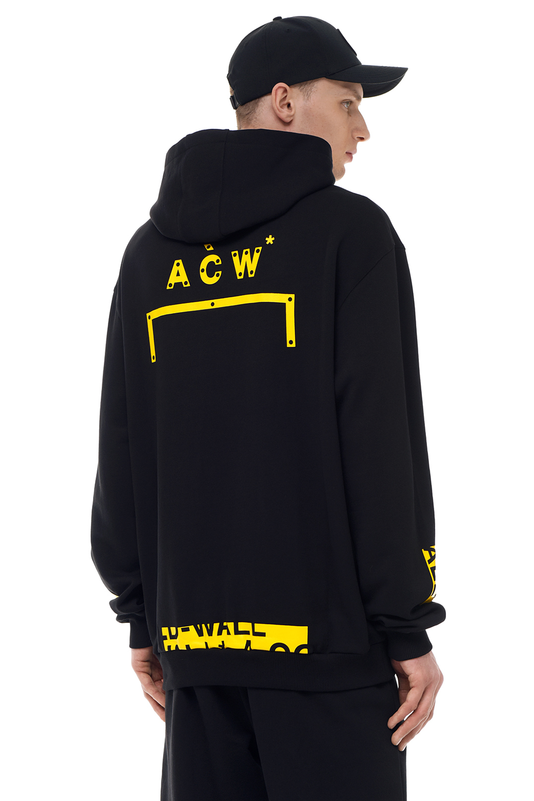 Худі oversize з логотипом A-COLD-WALL* CWm13001