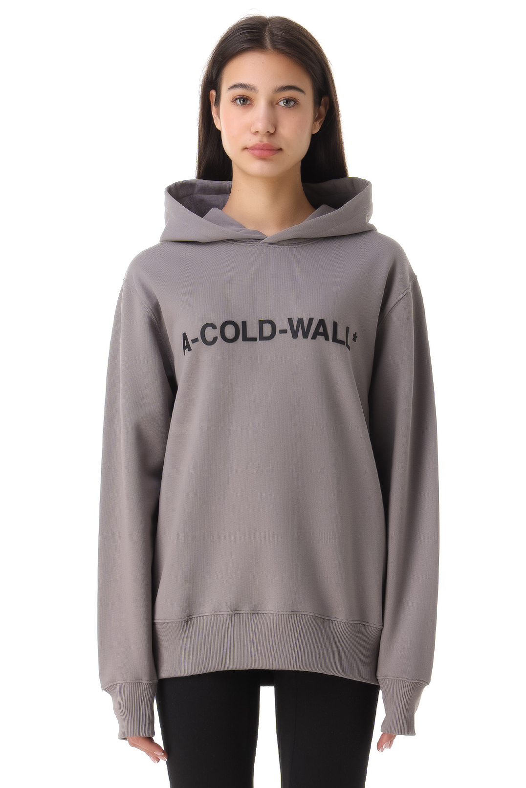 Худи oversize с логотипом A-COLD-WALL* CWw12022