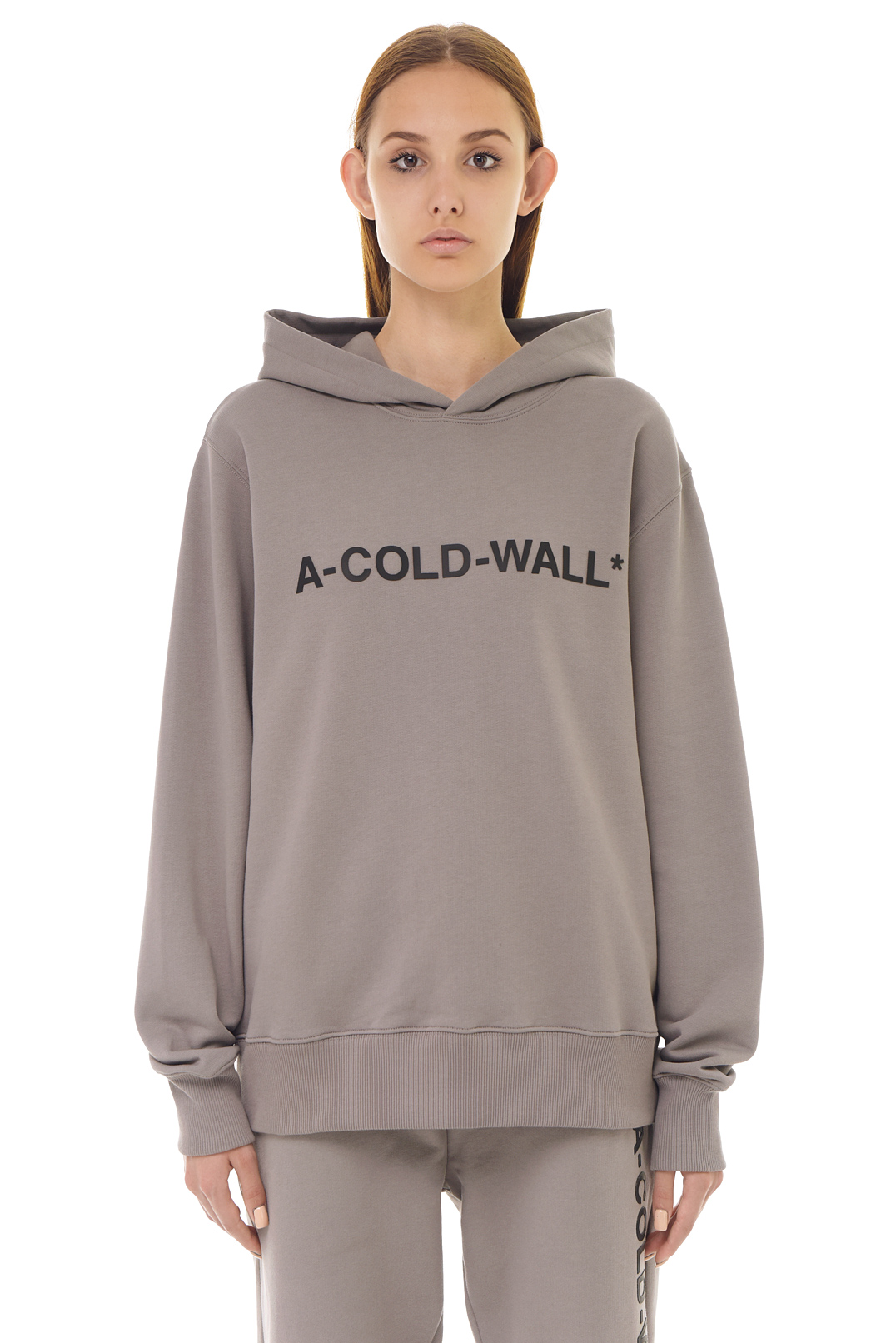 Худі oversize з логотипом A-COLD-WALL* CWw22022