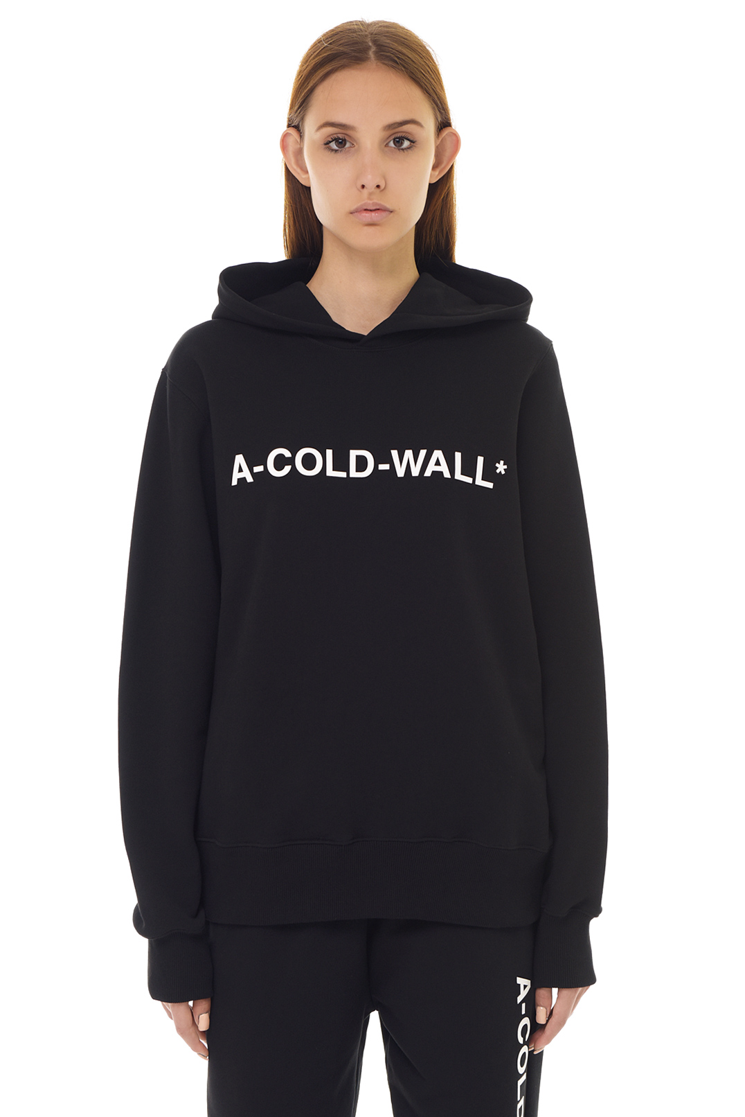 Худі oversize з логотипом A-COLD-WALL* CWw22023