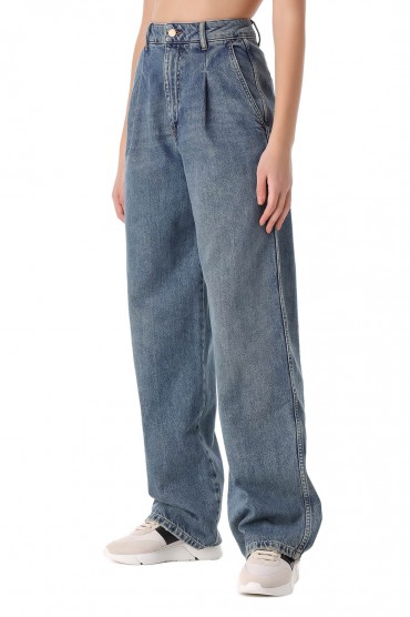 Удлиненные джинсы с защипами ESSENTIEL ANTWERP ESW21037