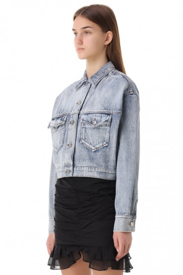 Вкорочена джинсова куртка MARANT ETOILE ETOI12015