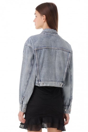 Вкорочена джинсова куртка MARANT ETOILE ETOI12015