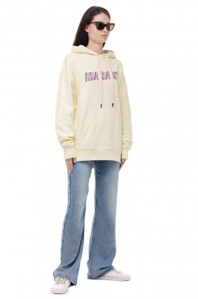 MARANT ETOILE Худі oversize з логотипом