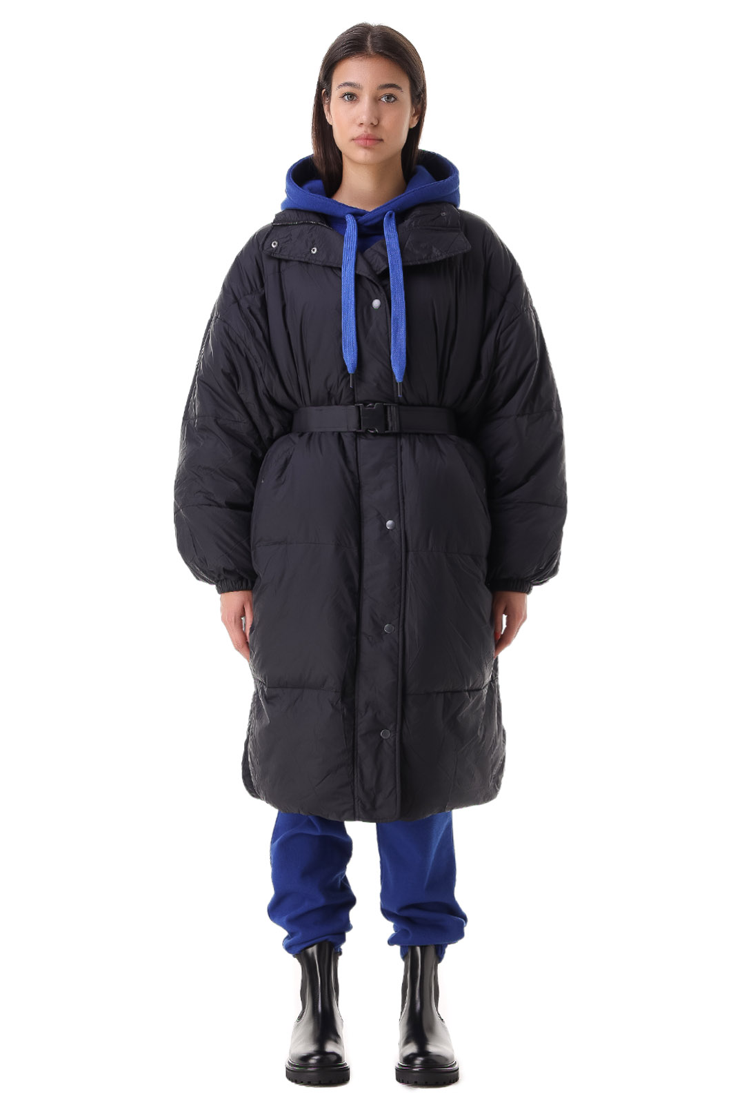 Удлиненная стеганая куртка oversize ETOILE ISABEL MARANT ETOI21003