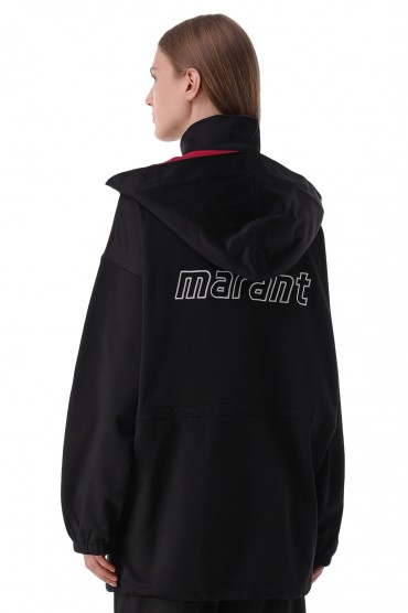 Куртка oversize c логотипом ETOILE ISABEL MARANT ETOI21018