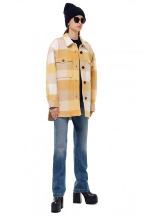 ETOILE ISABEL MARANT Куртка-сорочка oversize в клітку
