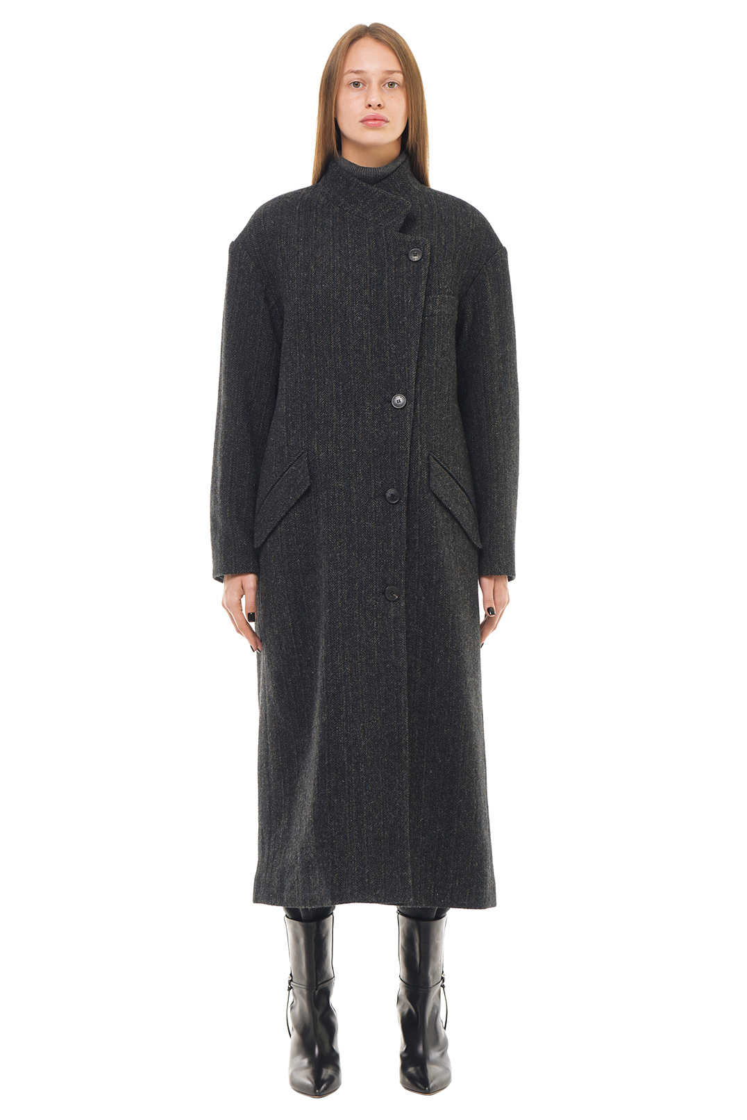 Пальто oversize MARANT ETOILE ETOI23005