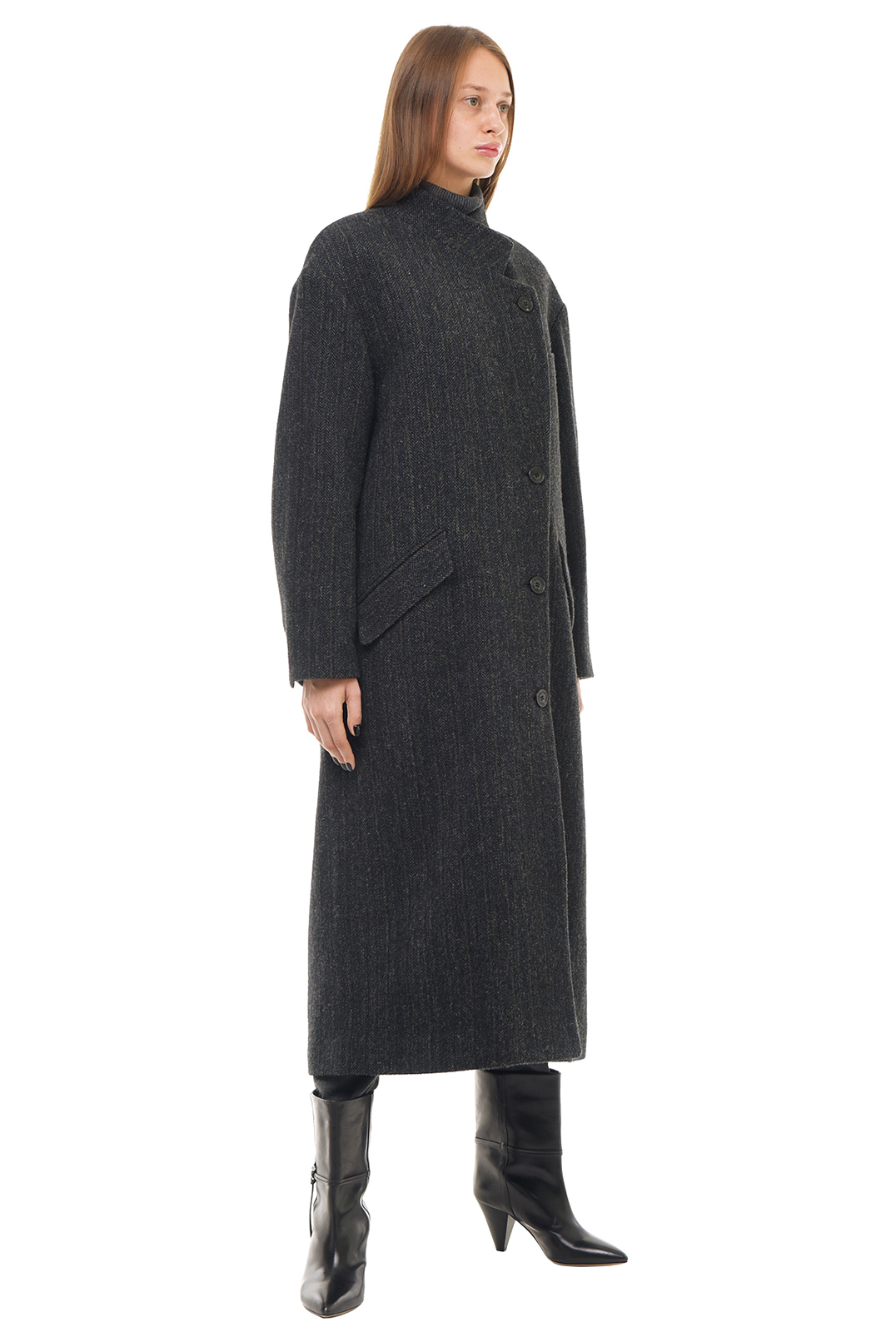 Пальто oversize MARANT ETOILE ETOI23005