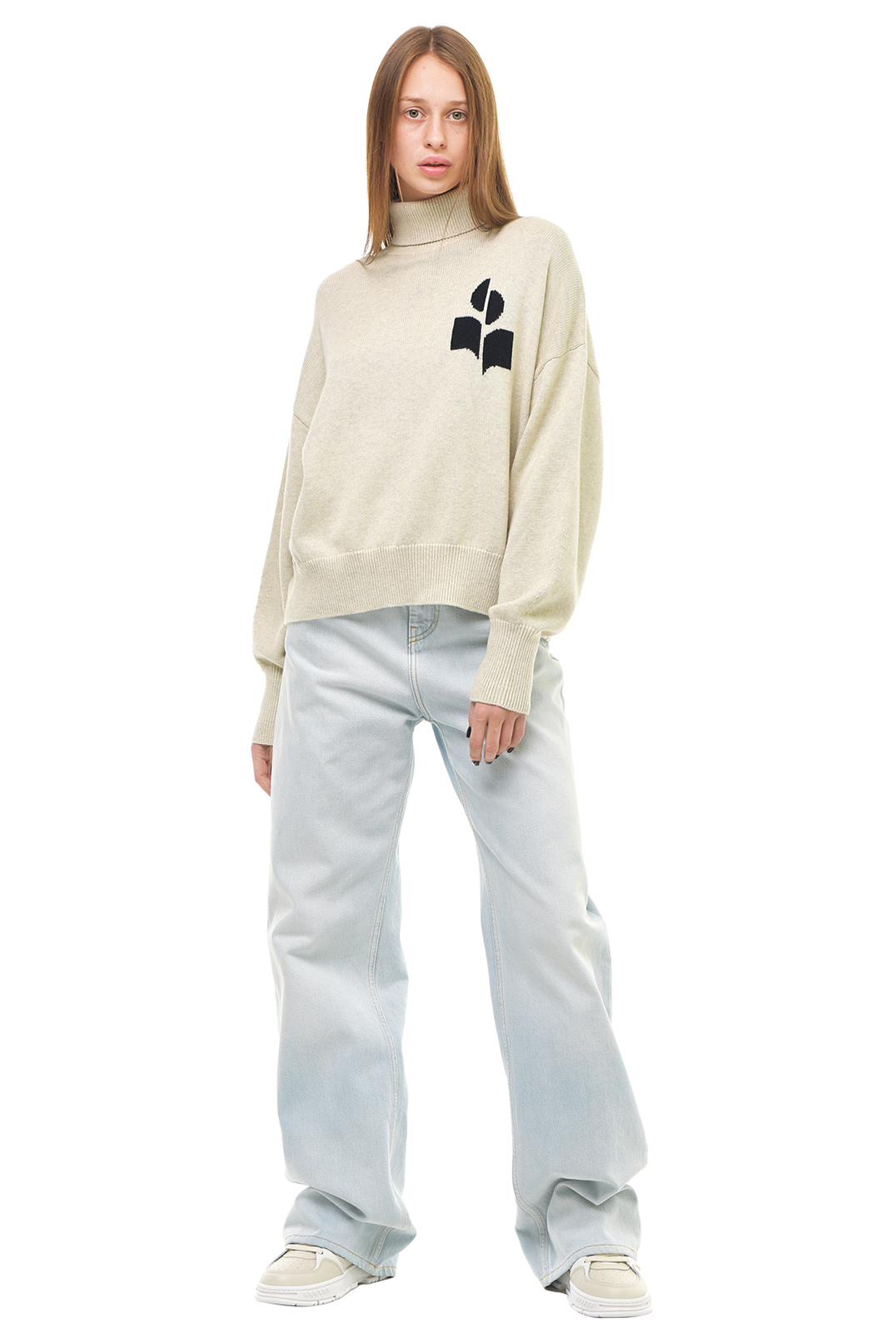 Светр oversize з логотипом MARANT ETOILE ETOI23009