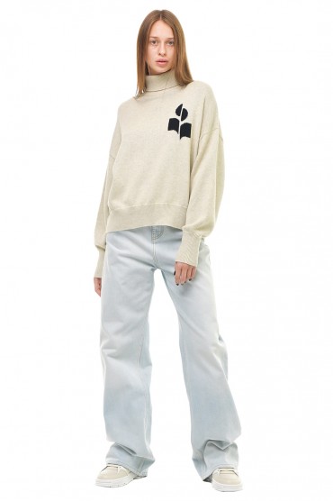 Светр oversize з логотипом MARANT ETOILE ETOI23009
