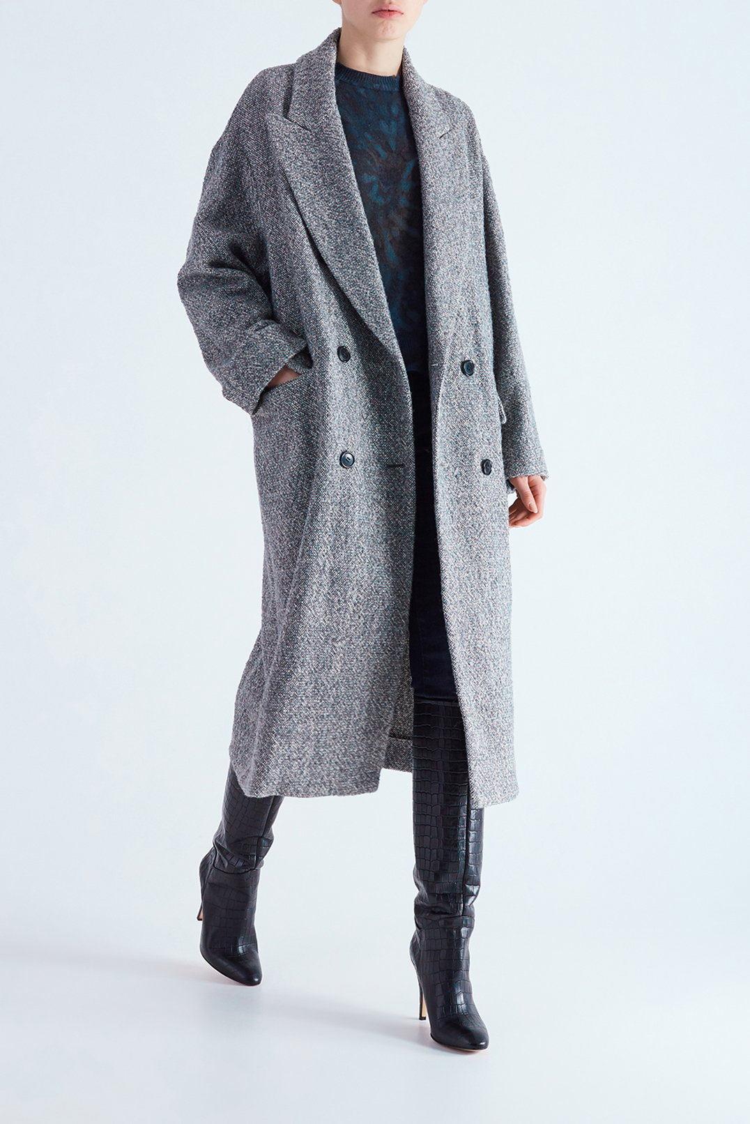 Двобортне пальто oversize MARANT ETOILE ETOI29004
