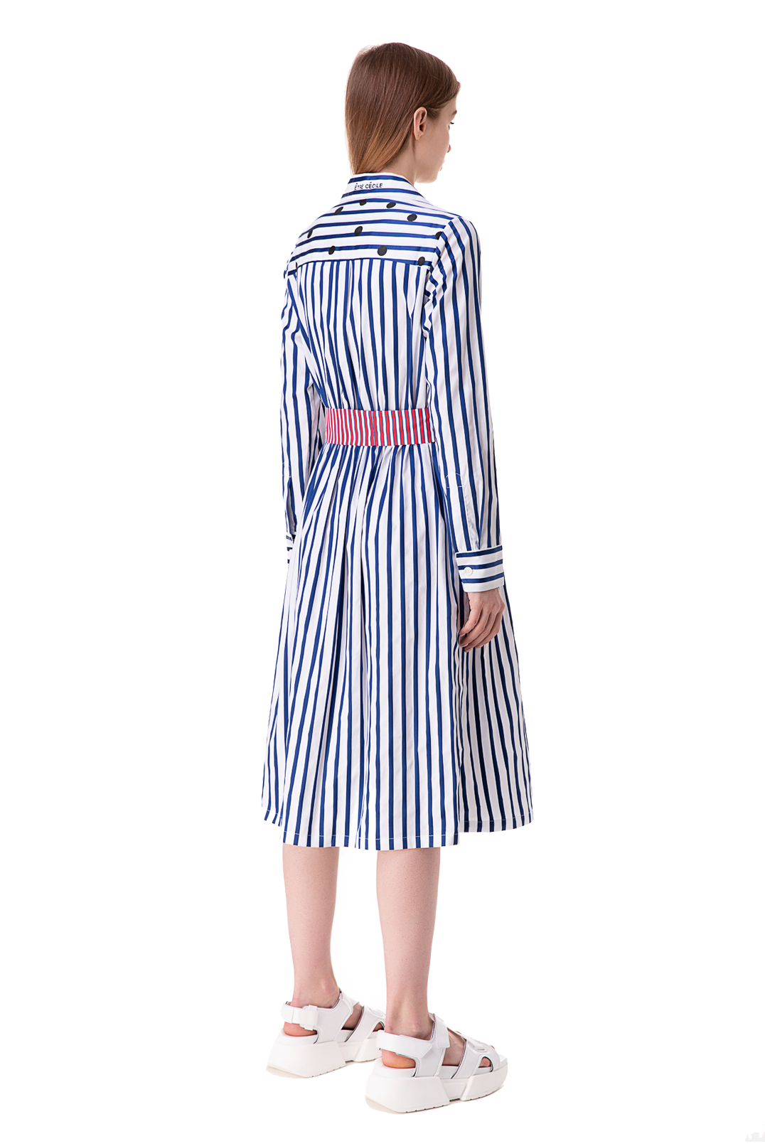 Сукня-сорочка в смужку зі знімним поясом ETRE CECILE ETRC10006
