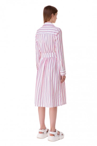 Сукня-сорочка в смужку зі знімним поясом ETRE CECILE ETRC10007