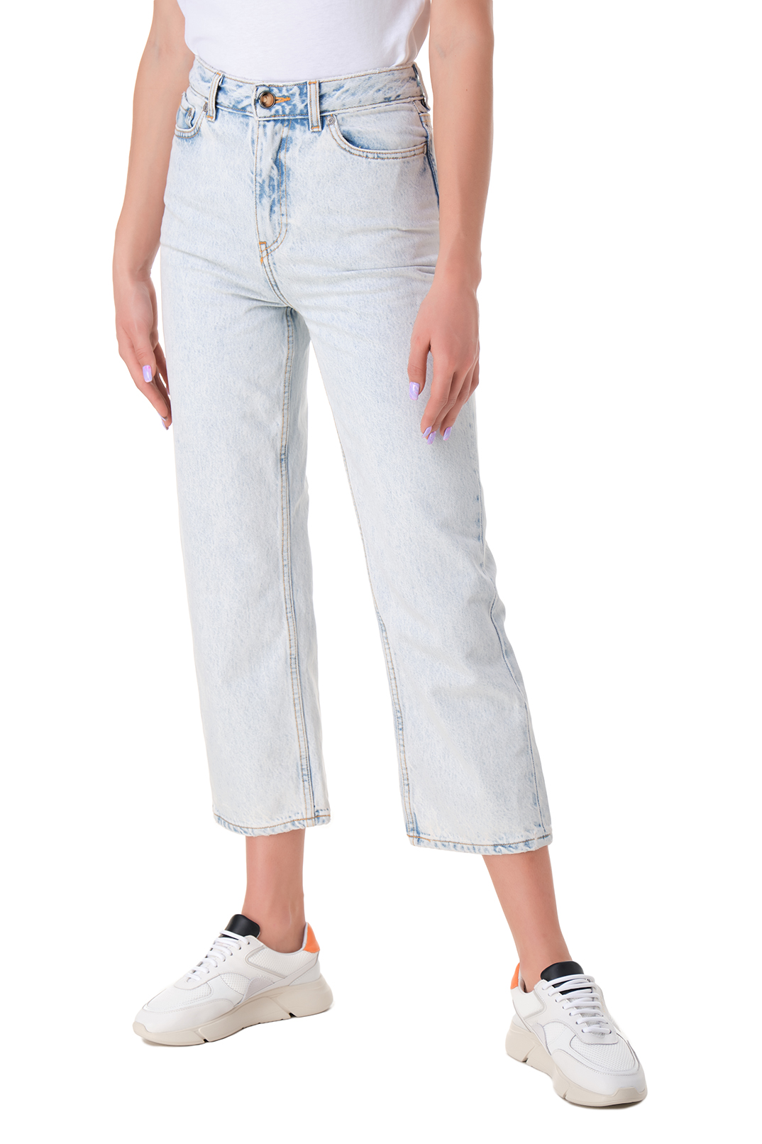 Вкорочені джинси GANNI GANp11031