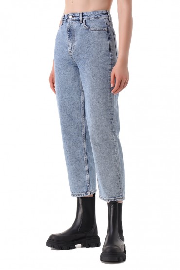 Укороченные джинсы GANNI GANp21011 