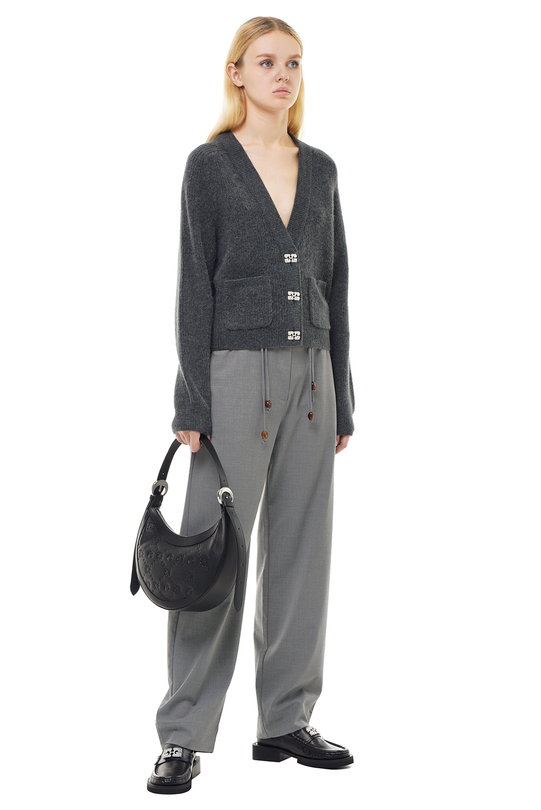 Кардиган oversize GANNI GANp23008
