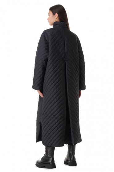 Стьобане пальто oversize GANNI GANw21010