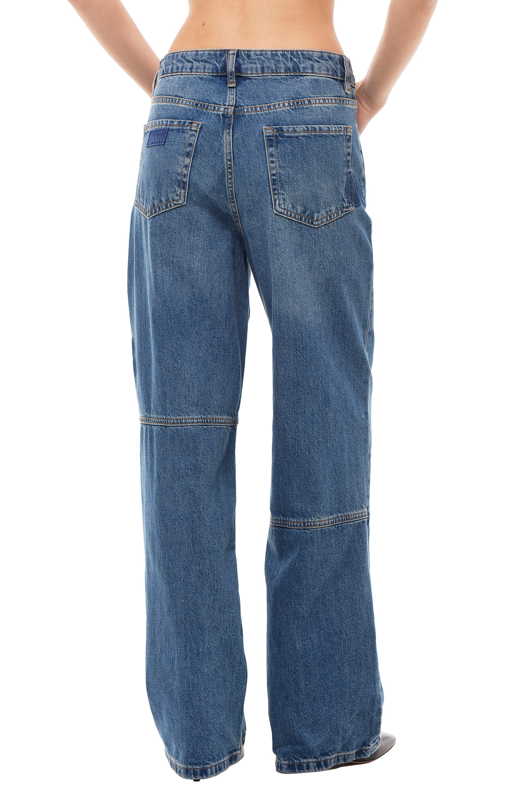 Подовжені джинси GANNI GANw23004