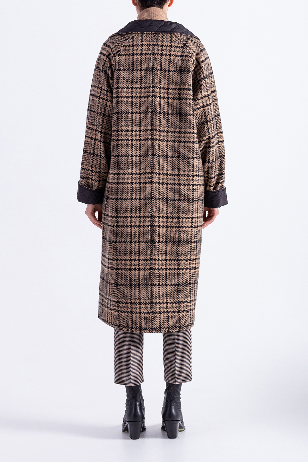 Двостороннє пальто в клітку GANNI GANw29008