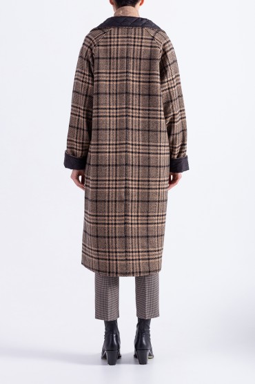 Двостороннє пальто в клітку GANNI GANw29008