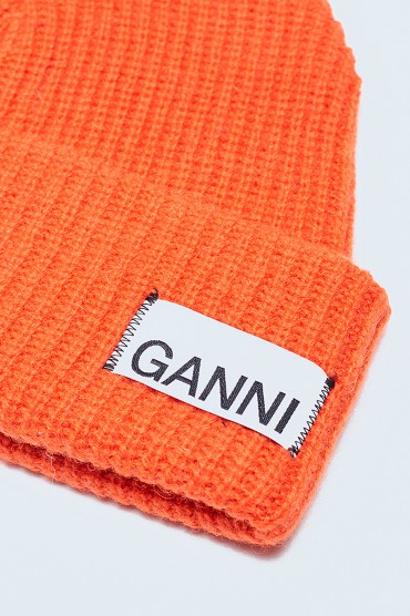 Шапка з логотипом GANNI GANw29014