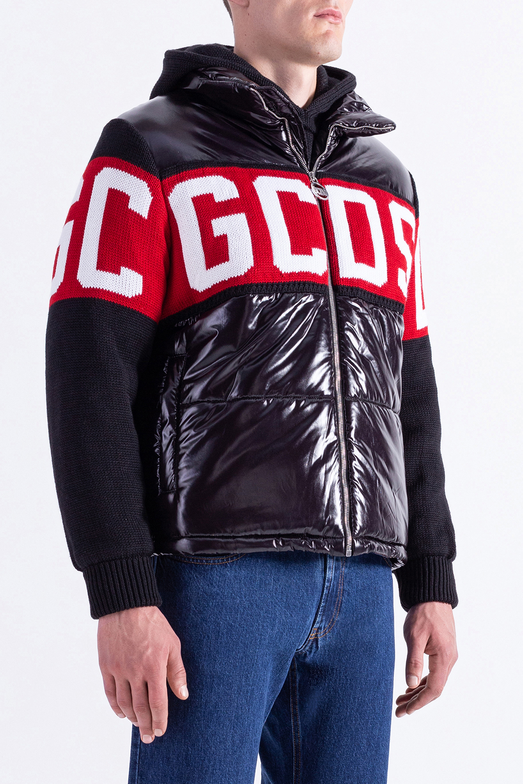 Стьобана куртка з логотипом GCDS GCDm29004