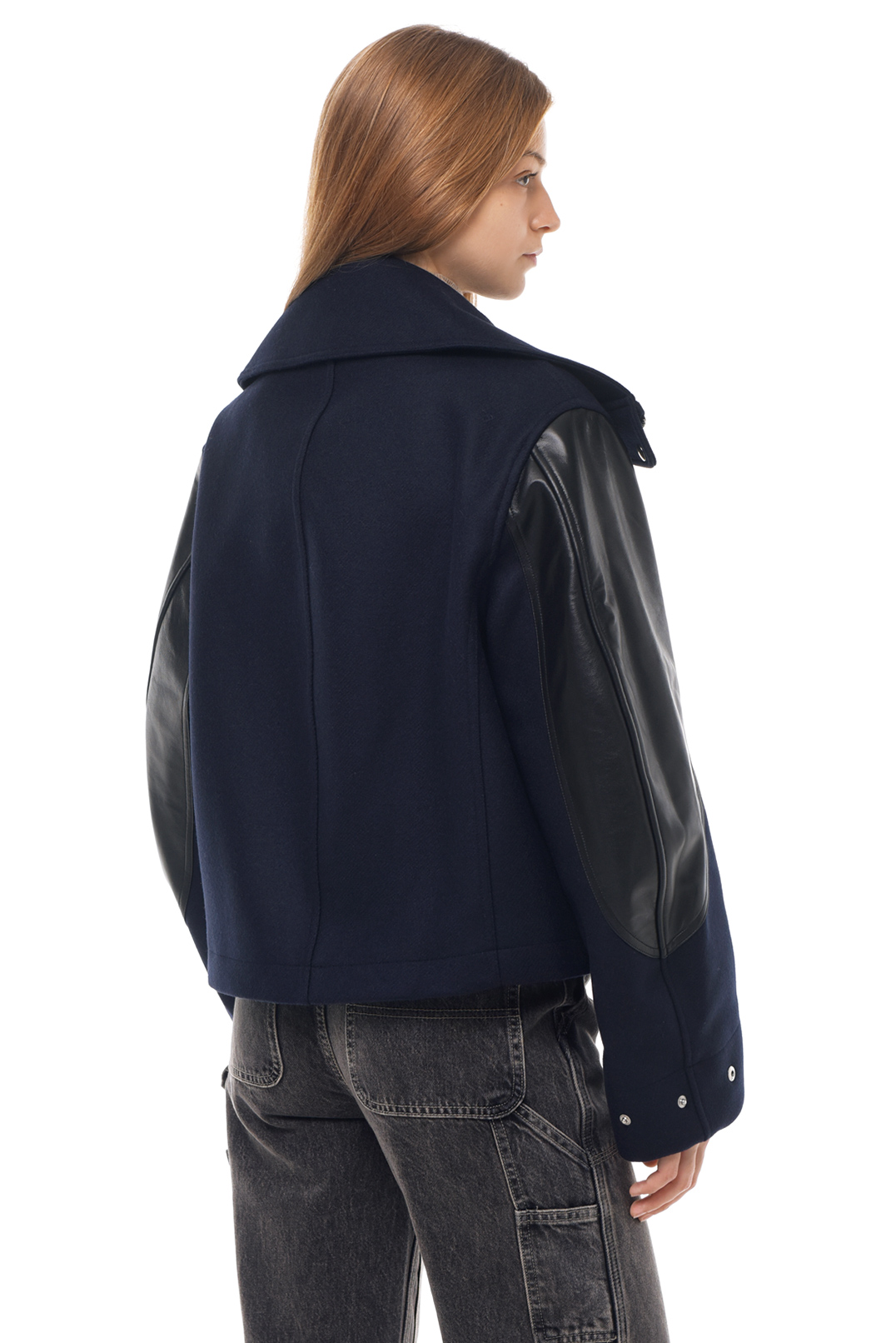 Куртка зі шкіряними деталями HELMUT LANG HL23003