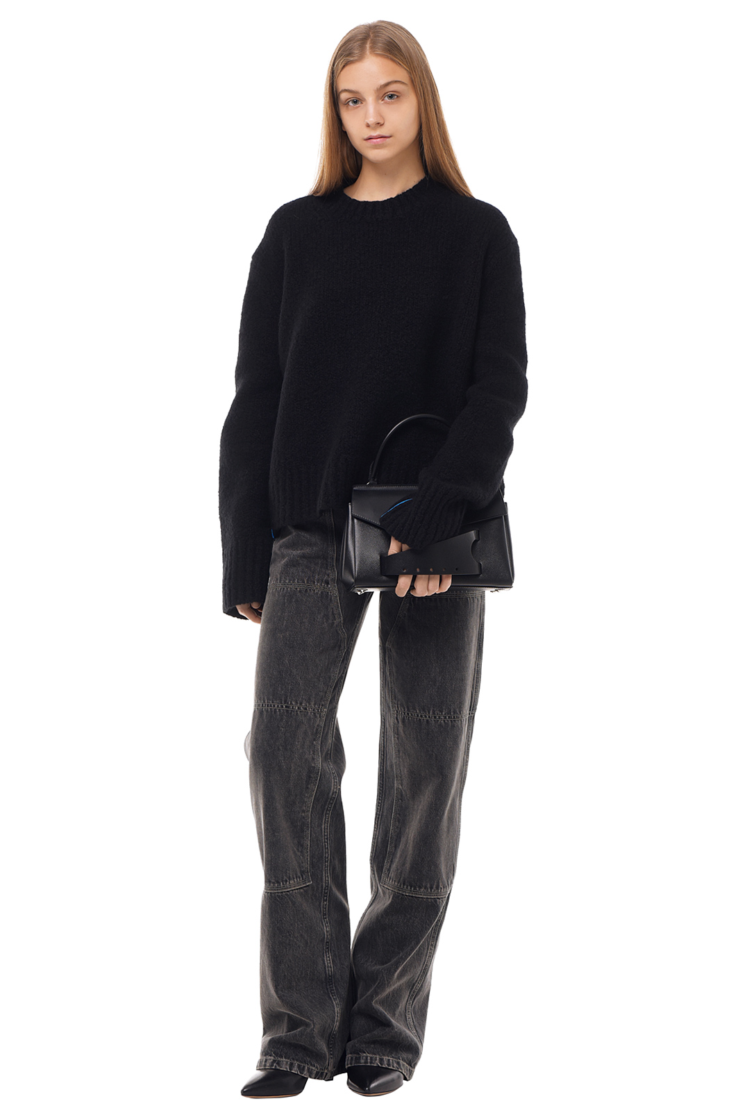Светр oversize HELMUT LANG HL23007